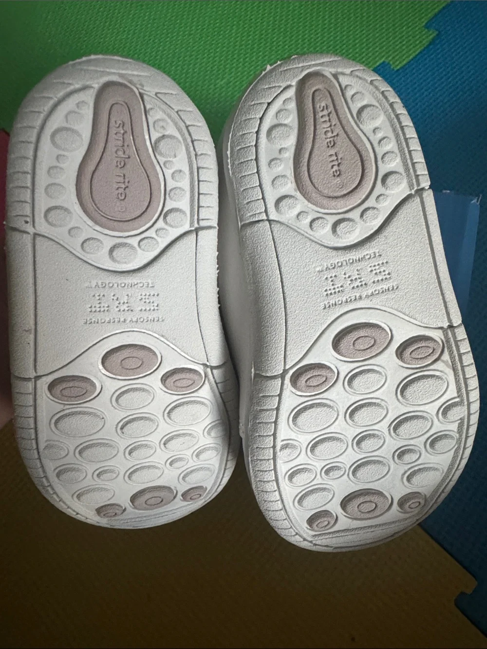 Stride Rite Navy Blue Shoe Box with 'sr' Circle Logo